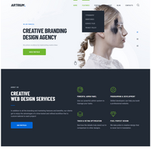 Modern Web Studio & Creative Agency WordPress Responsive Website