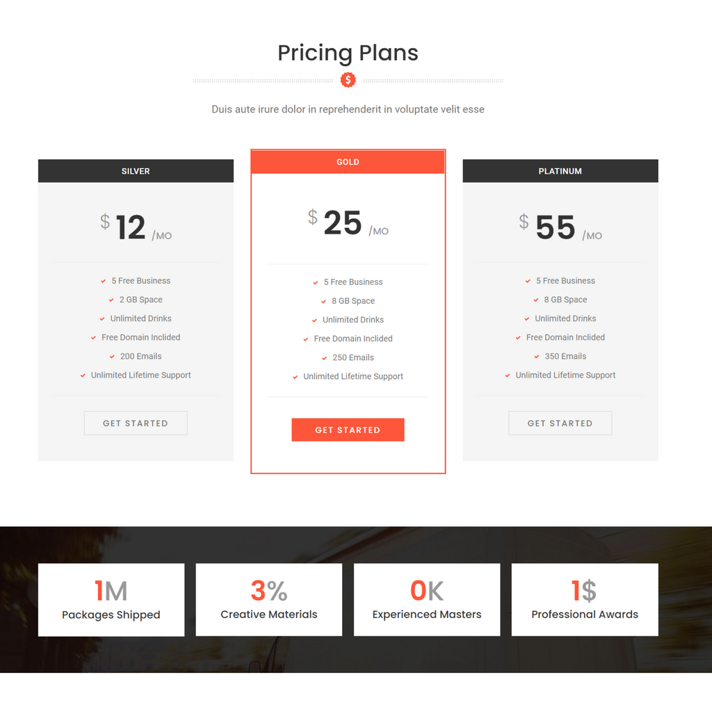 Clean and Flexible Transportation WordPress Responsive Website