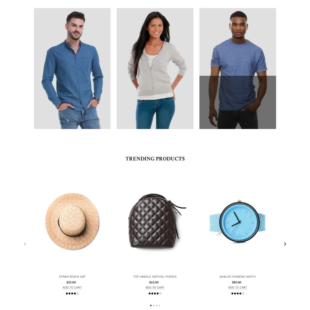 Fashion Store Shopify Shopping Website