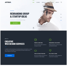 Modern Web Studio & Creative Agency WordPress Responsive Website