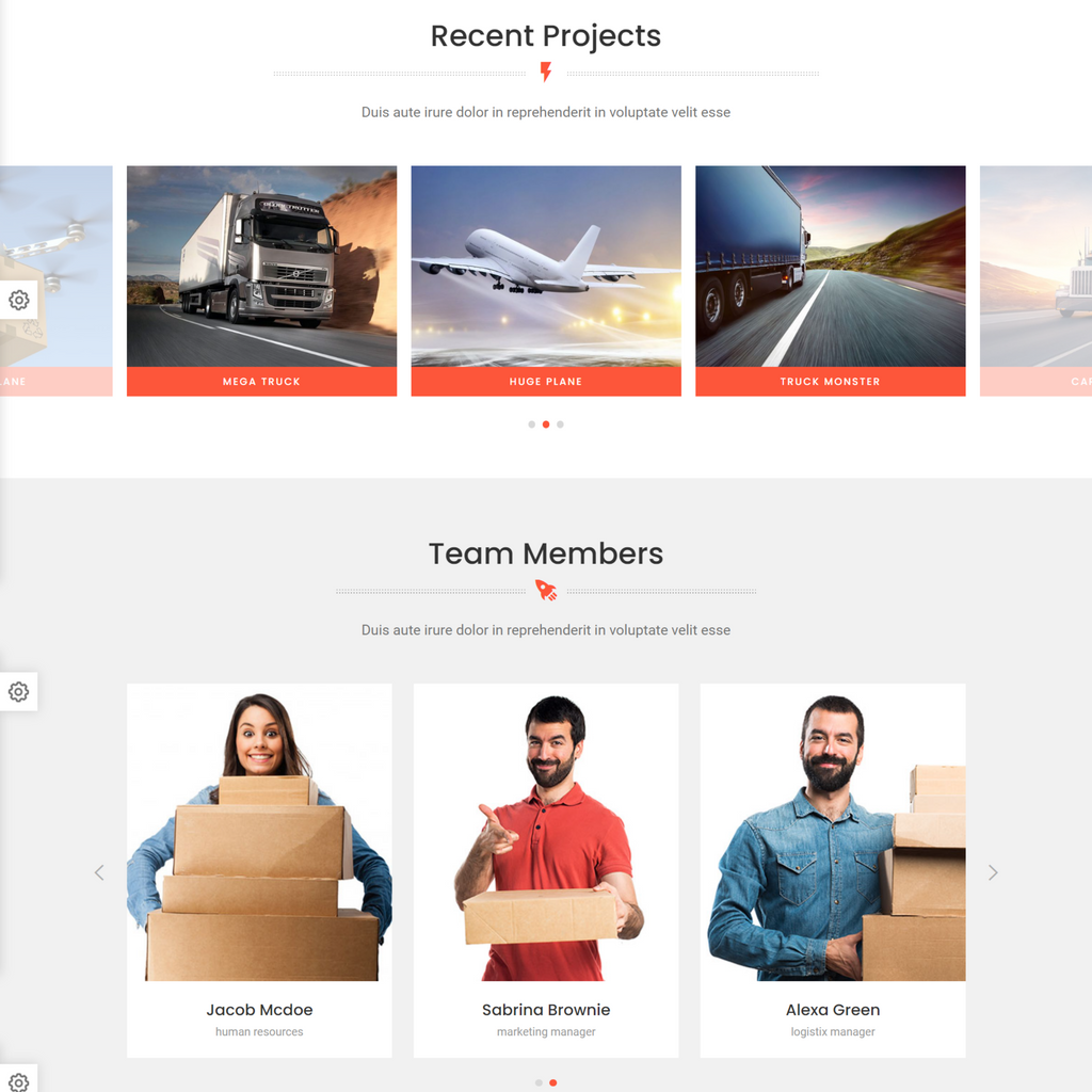 Clean and Flexible Transportation WordPress Responsive Website