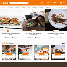 Delicious Food WordPress Website
