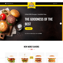 Burgs - Food Delivery & Restaurant Shopify Website