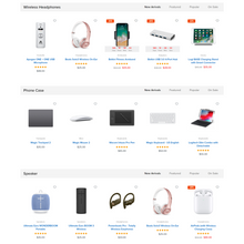 AJAX Car Accessories WordPress Responsive Website