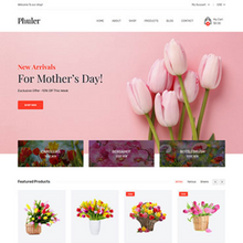 Flower and Bakery store shopify website