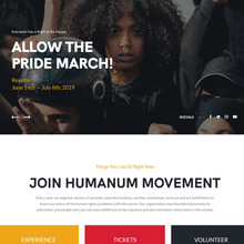 Active & Caring Community WordPress Responsive Website