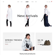 A Minimalist  Shopify Shopping Website