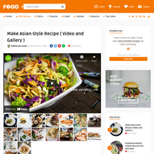 Delicious Food WordPress Website