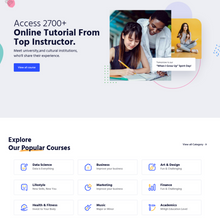 Learning Platform WordPress Responsive Website