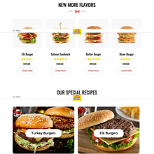 Burgs - Food Delivery & Restaurant Shopify Website