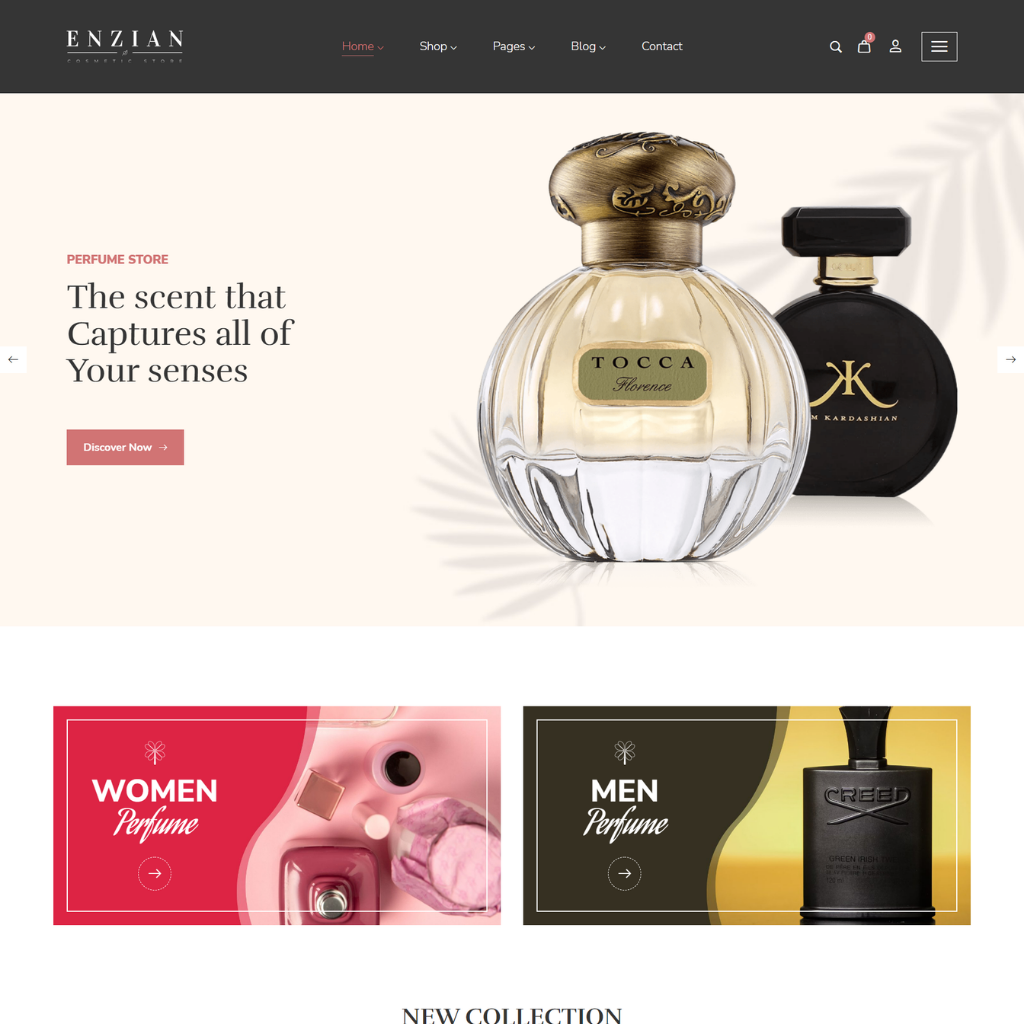 Cosmetic Shop WordPress Responsive Website