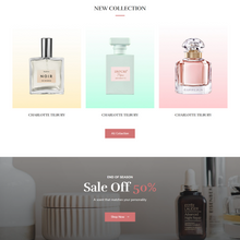 Cosmetic Shop WordPress Responsive Website