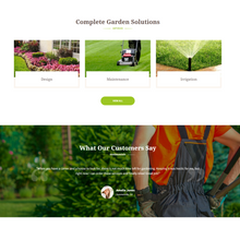 Gardener Services WordPress Responsive Website
