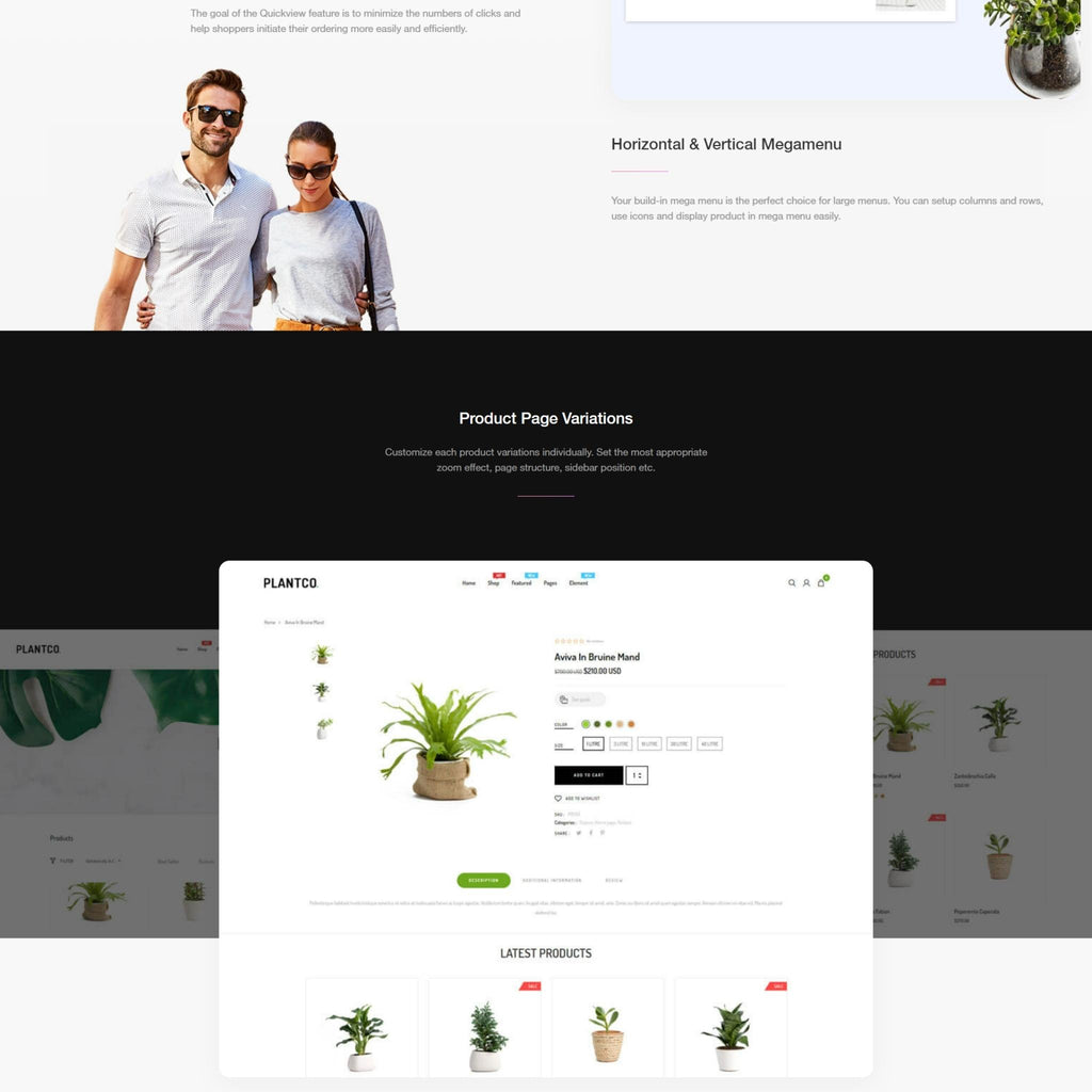 Gardening & Houseplants Store Shopify Shopping Website
