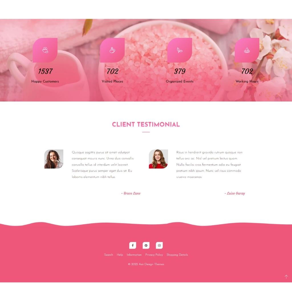 Beauty Spa Shopify Shopping Website