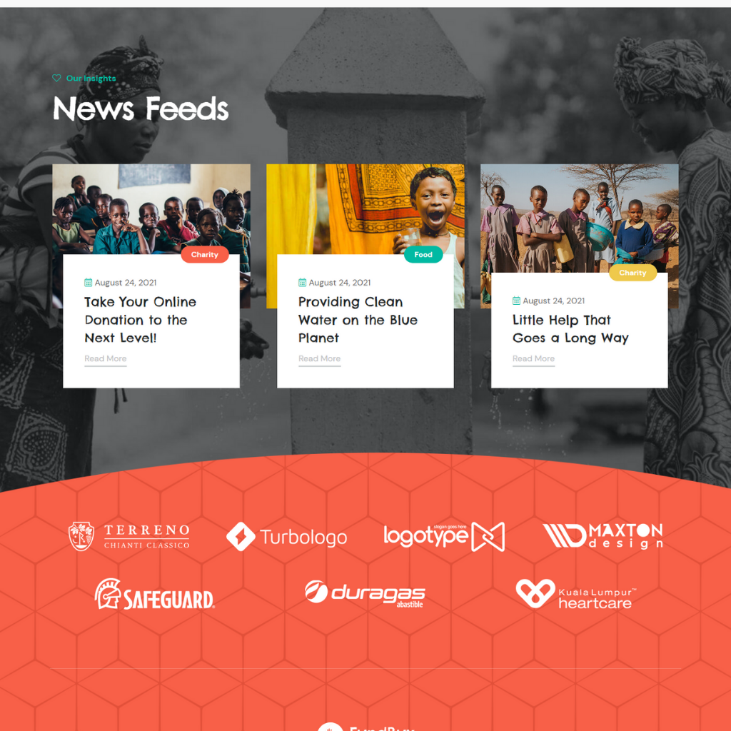 Charity & Fundraise WordPress Responsive Website