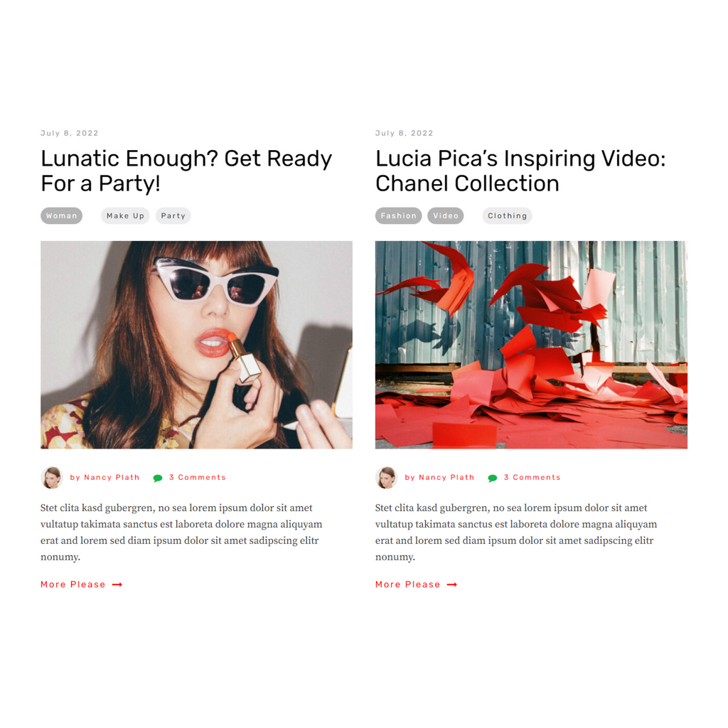 Brave & Cool Blog WordPress Responsive Website