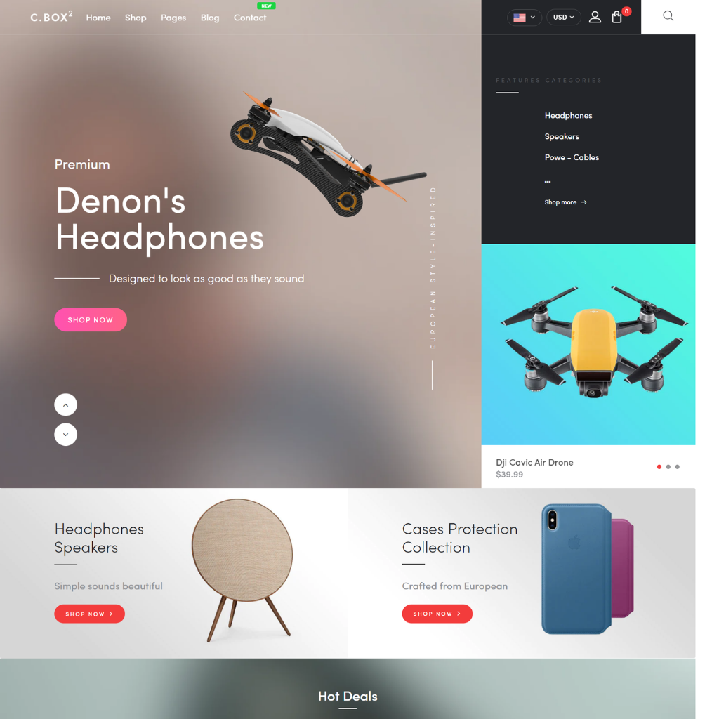 Electronics Store Shopify Shopping Website