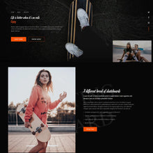 Skateboard Store Company Shopify Shopping Website