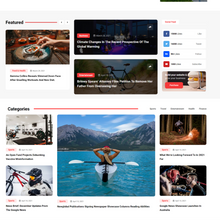 Climate News WordPress Responsive Website