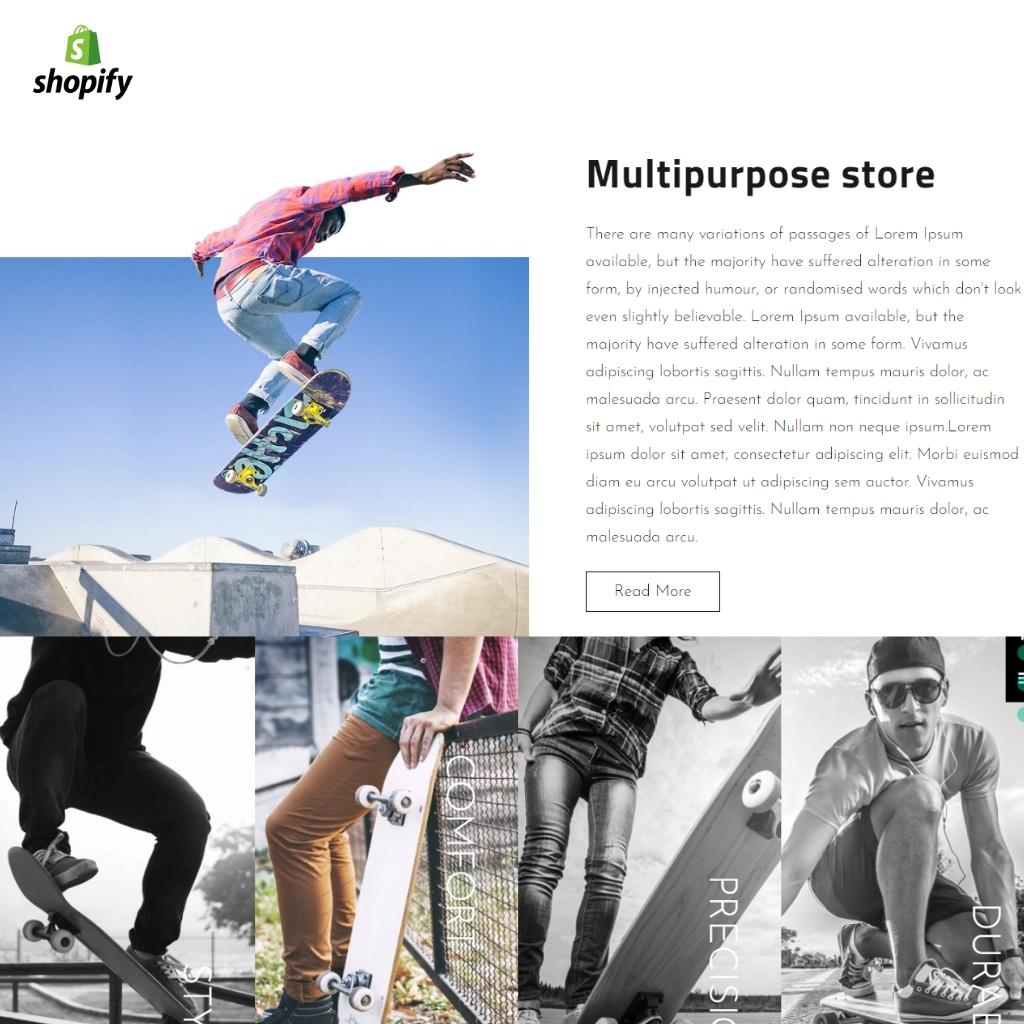 Sports Shopify Website