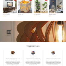 Elegant furniture shop for Shopify Website