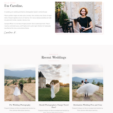 Wedding Photography WordPress Responsive Website