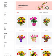 Flower and Bakery store shopify website