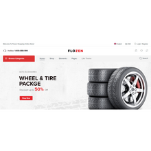 AJAX Car Accessories WordPress Responsive Website