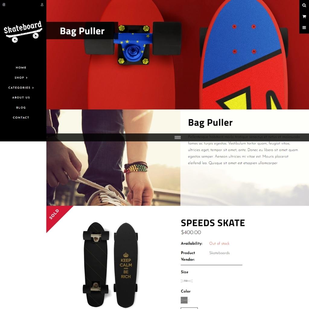 Sports Shopify Website