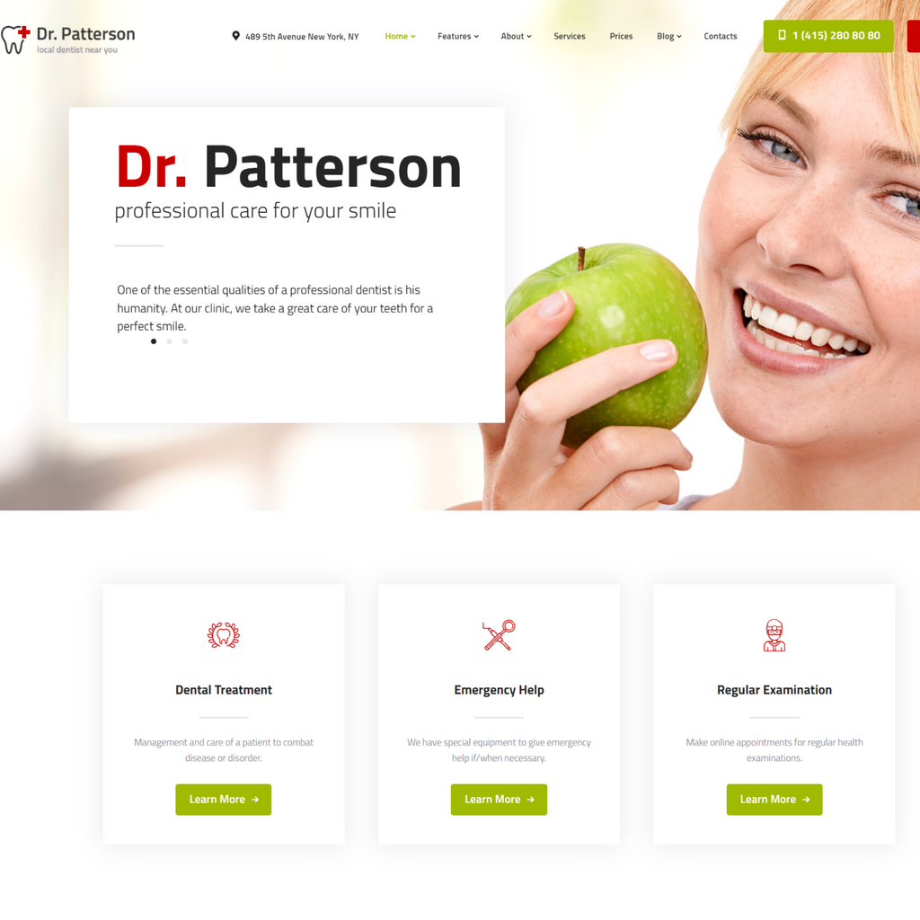 Professional Care WordPress Responsive Website