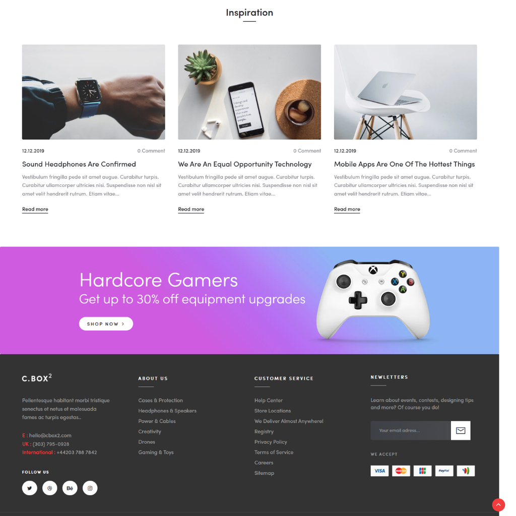 Electronics Store Shopify Shopping Website