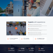 Construction & Industrial WordPress Responsive Website