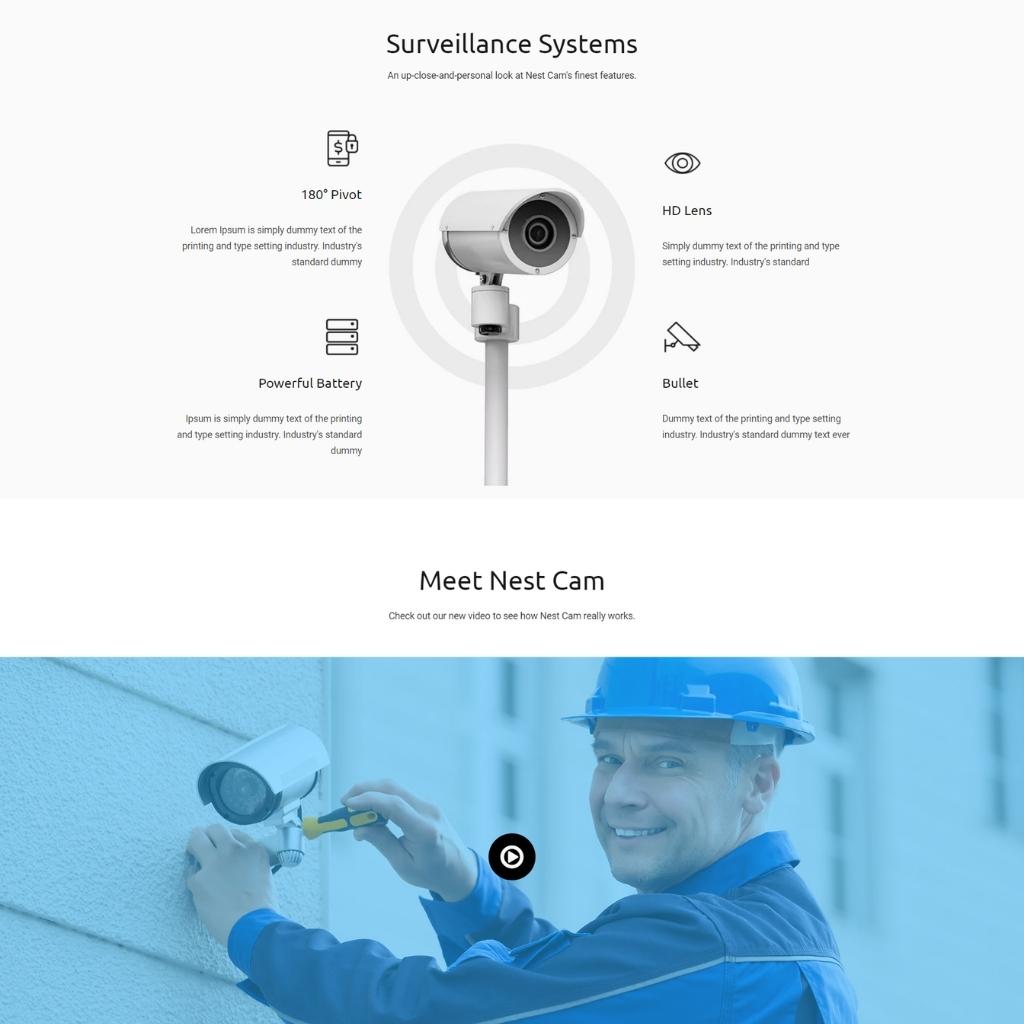 Advanced CCTV Solutions Shopify Shopping Website
