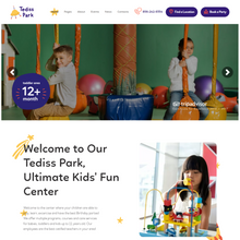 Kids' Fun Center WordPress Responsive Website