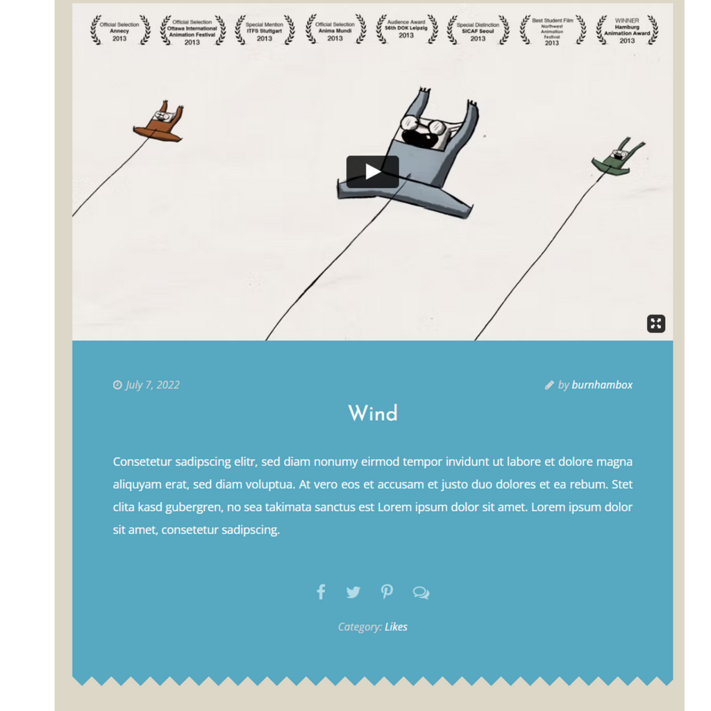 A Sweet & Classic Blog WordPress Responsive Website