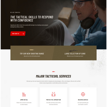 Shooting Range WordPress Responsive Website