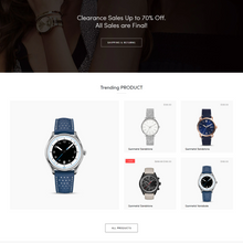 Watch Store Shopify     Shopping Website