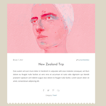 A Sweet & Classic Blog WordPress Responsive Website