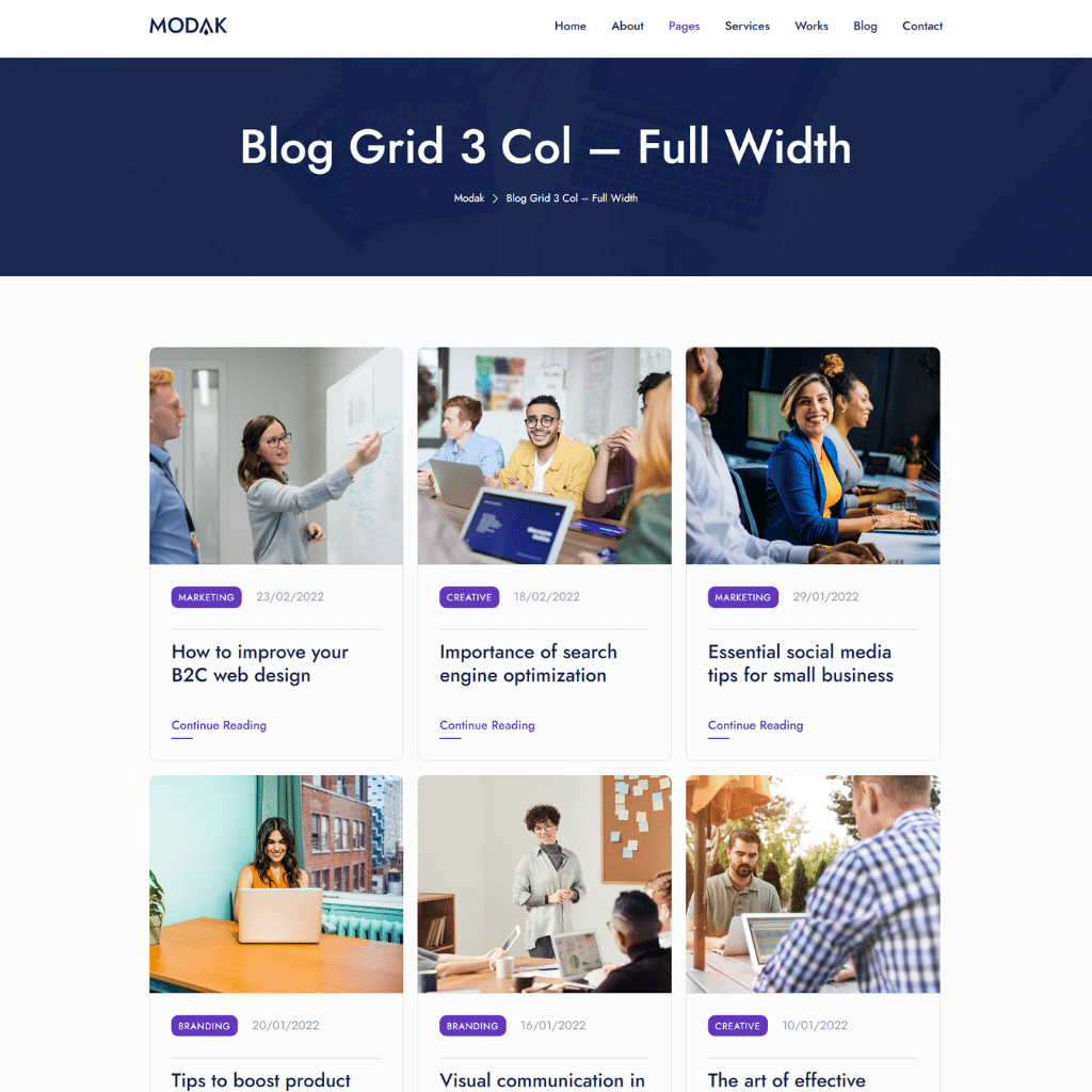 All in One Web WordPress Responsive Website