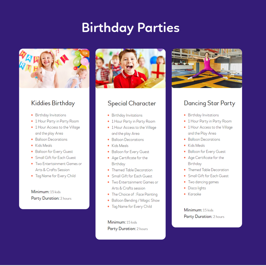 Kids' Fun Center WordPress Responsive Website