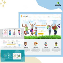 Kids Fashion ecommerce Shopify Website