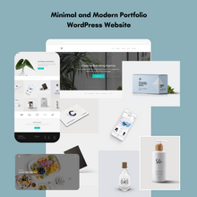 Minimal and Modern Portfolio WordPress Website