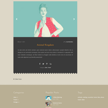 A Sweet & Classic Blog WordPress Responsive Website