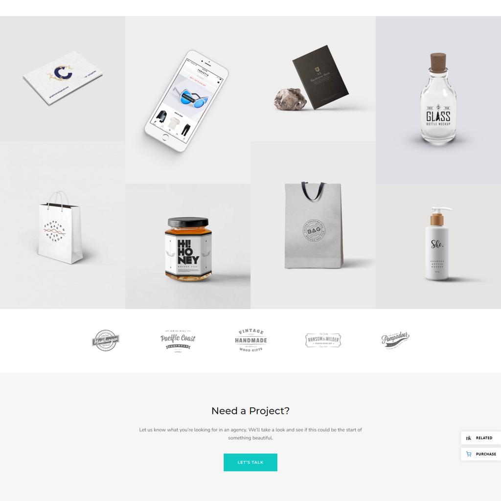 Minimal and Modern Portfolio WordPress Website