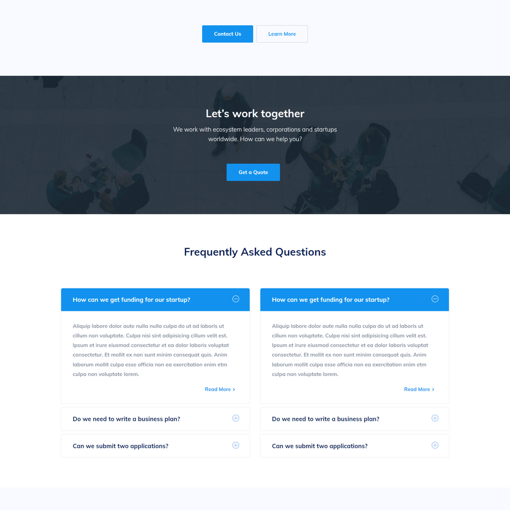 Startup & Creative Agency WordPress Responsive Website