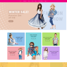 Kids Fashion Shopify Shopping Website
