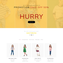 Kids Fashion Shopify Shopping Website