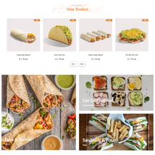 Fastfood & Restaurant Shopify Shopping Website