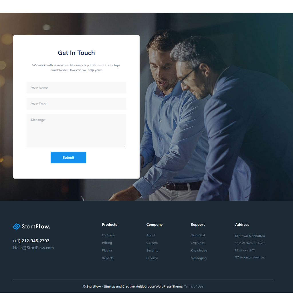 Startup & Creative Agency WordPress Responsive Website
